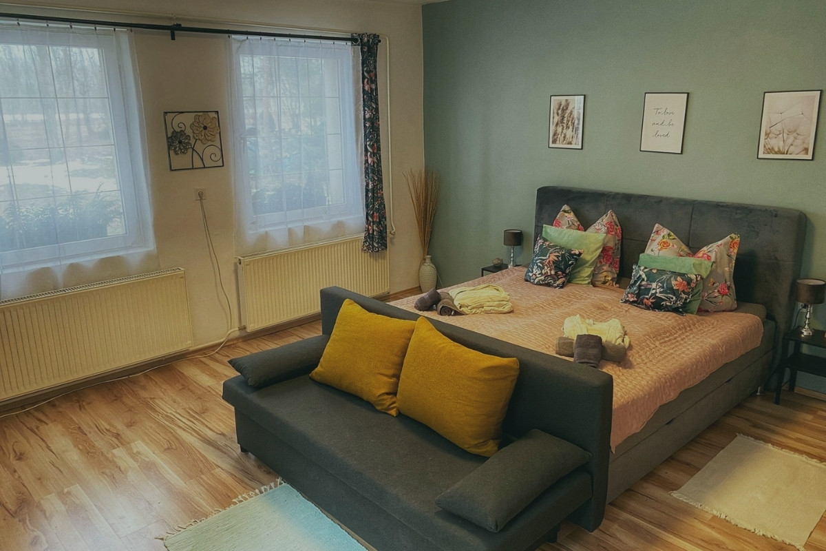 Naturland apartman nappali a La-la Land szállásán