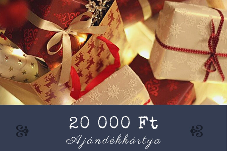 Karácsonyi ajándékkártya La-la Land téli pihenés ajándékba